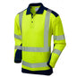 yellow navy coolviz polo