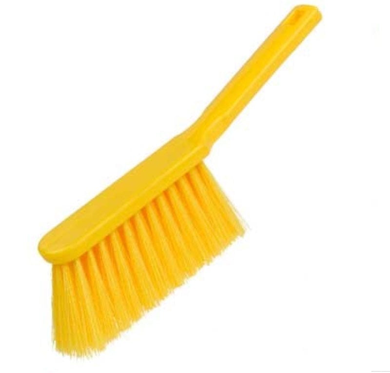 yellow polyester hand brush