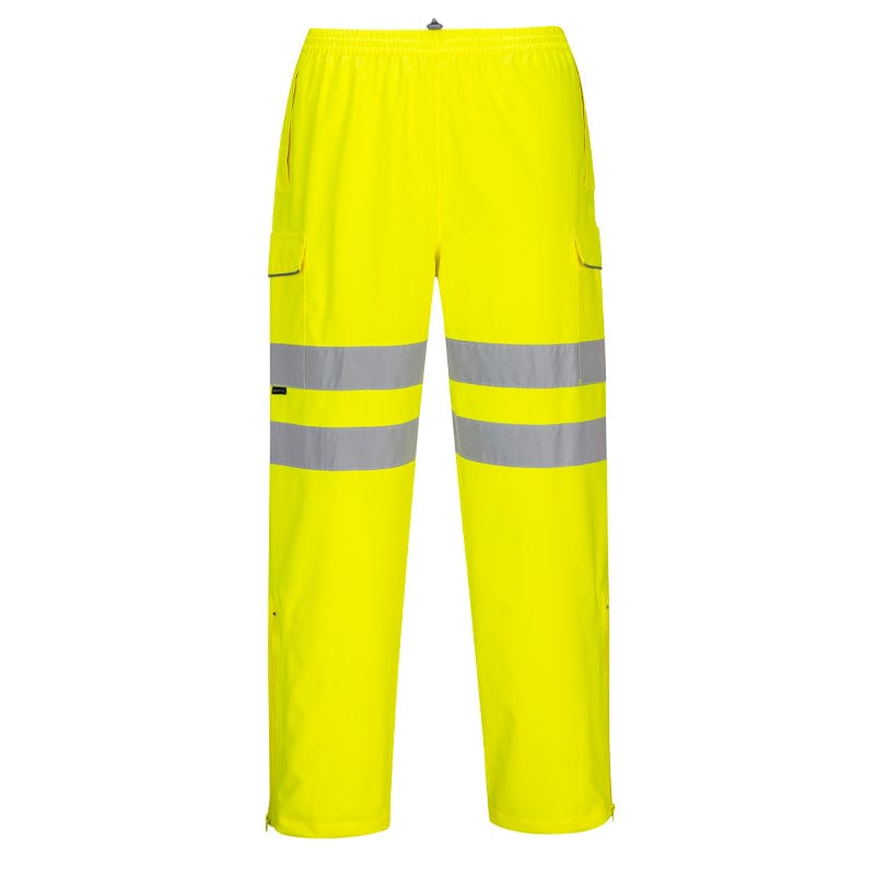 yellow portwest hi vis trouser