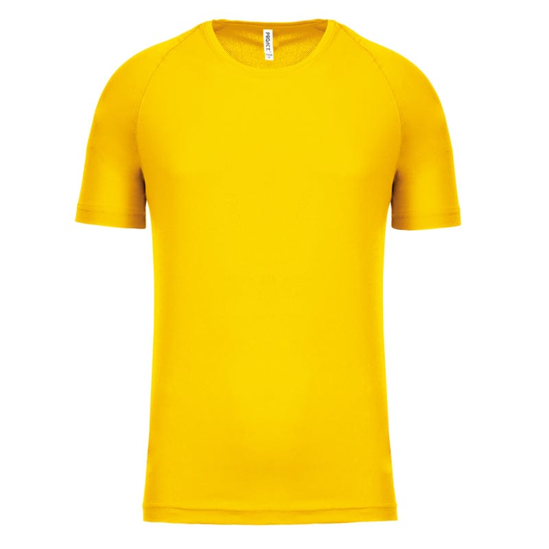 yellow proact sports tshirt