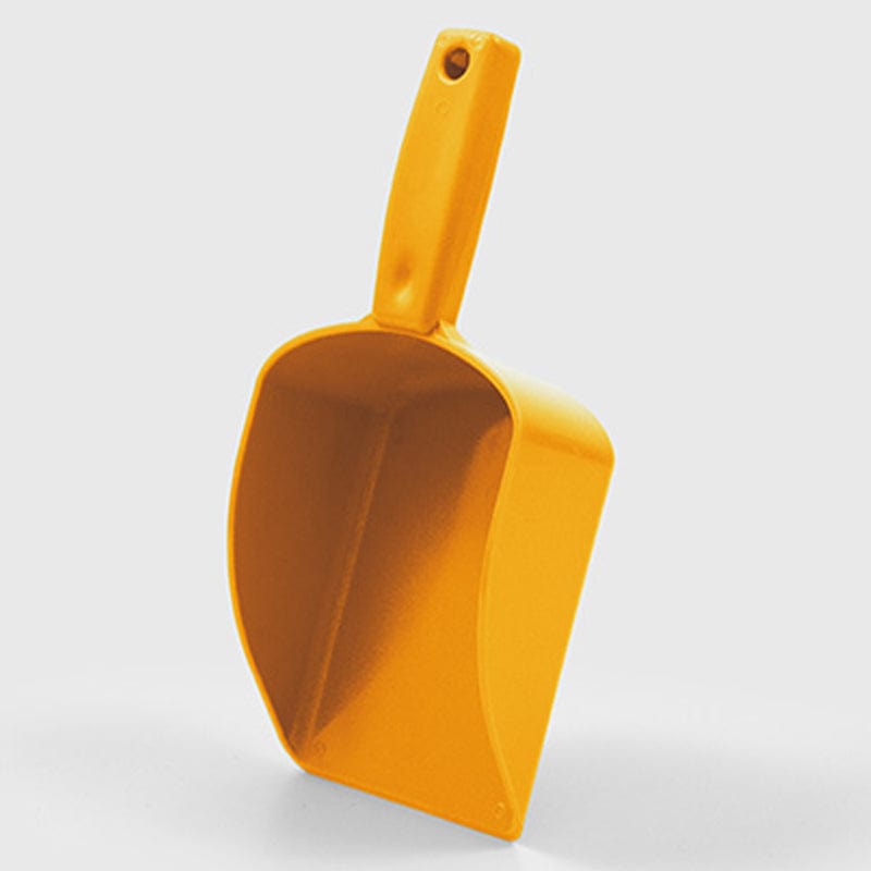yellow small hand scoop