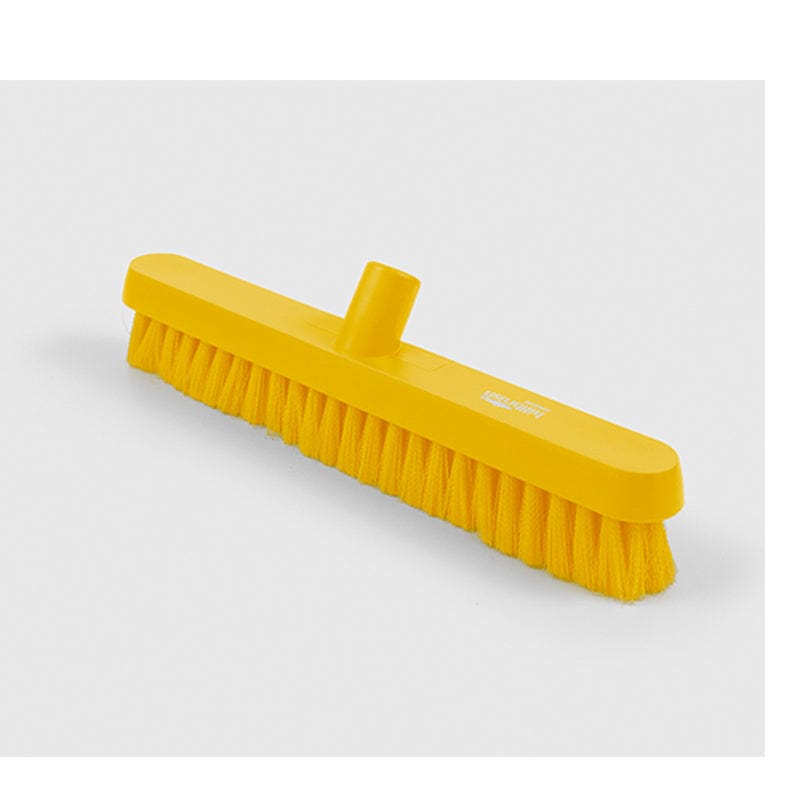 yellow split soft hygiene brush head