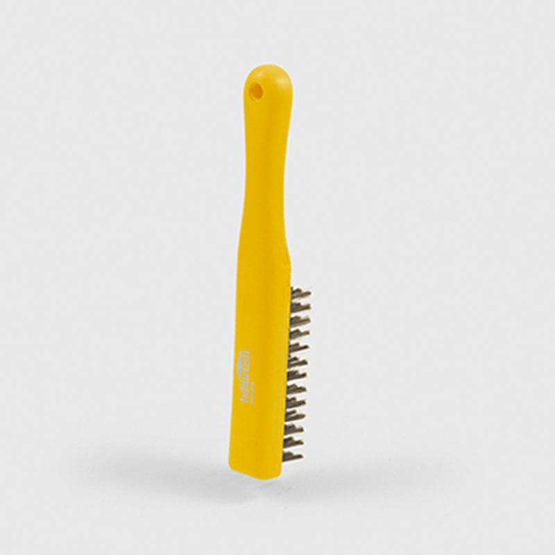 yellow stainless steel wire hand brush
