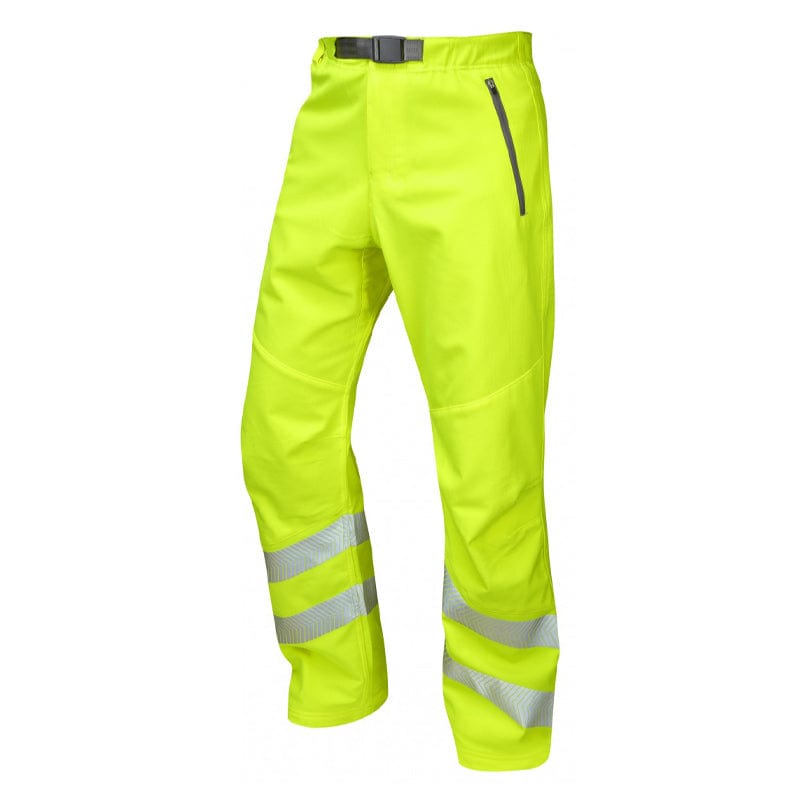 yellow stretch hi vis trouser