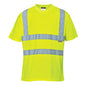 yellow texpel wicking t shirt