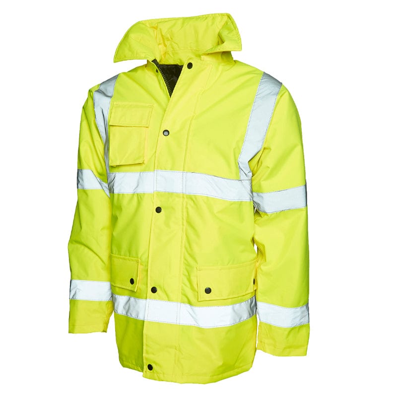 yellow versatile safety jacket