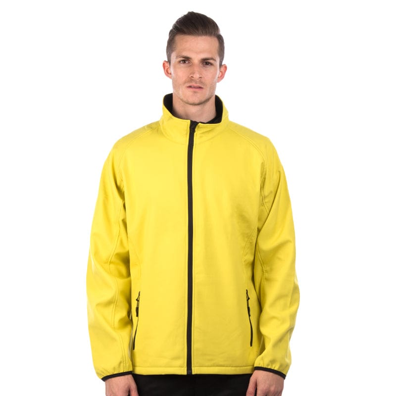 yellow windproof breathable jacket